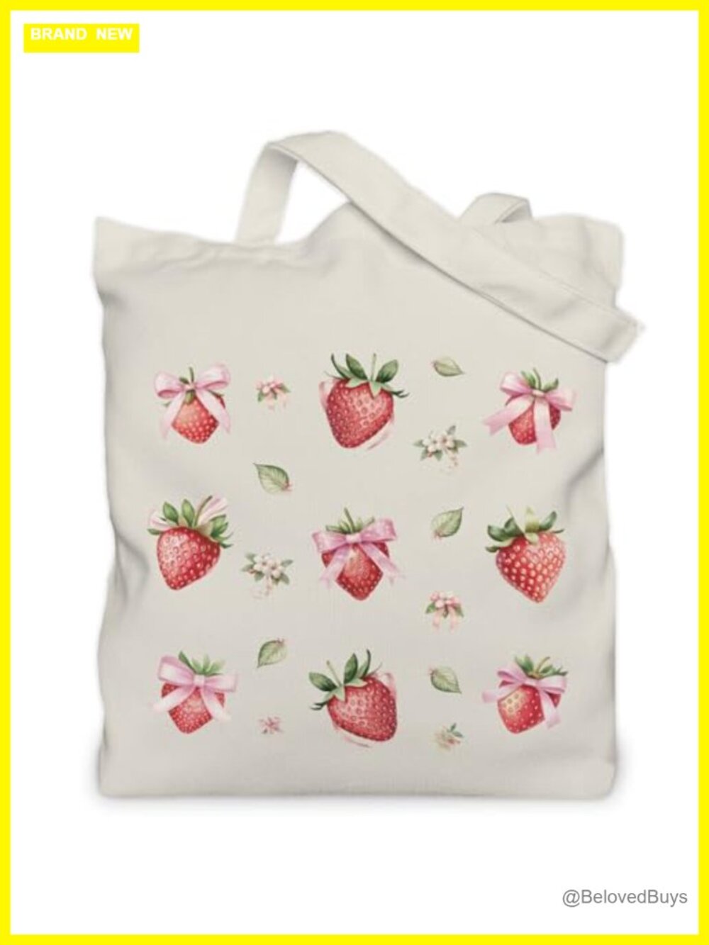 Canvas Tote Bag for Women with Inner Pocket Medium Size